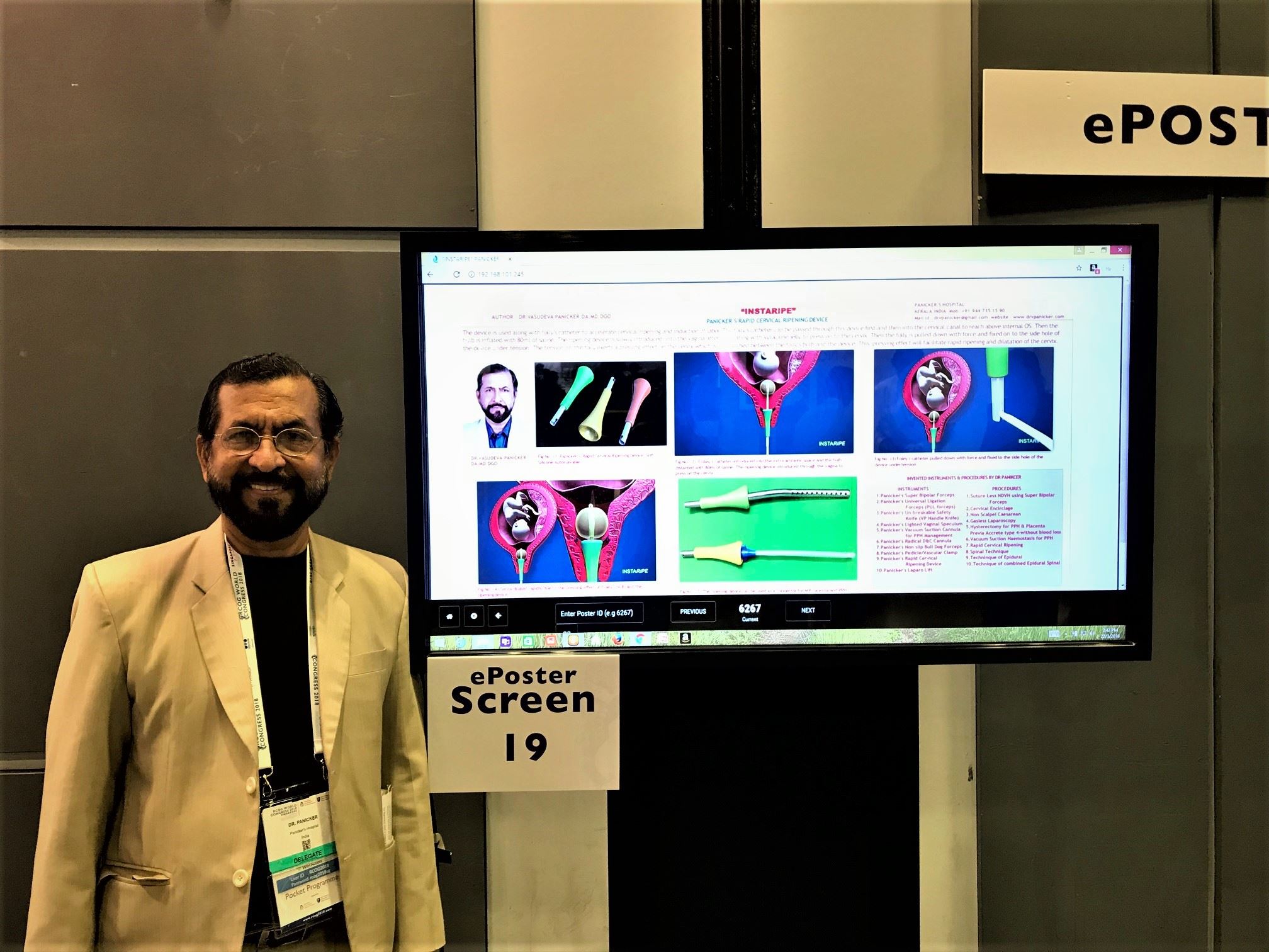 Photograph from the practice of Dr. V. Panicker